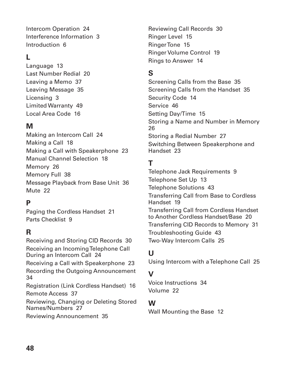 GE 25880 User Manual | Page 48 / 100