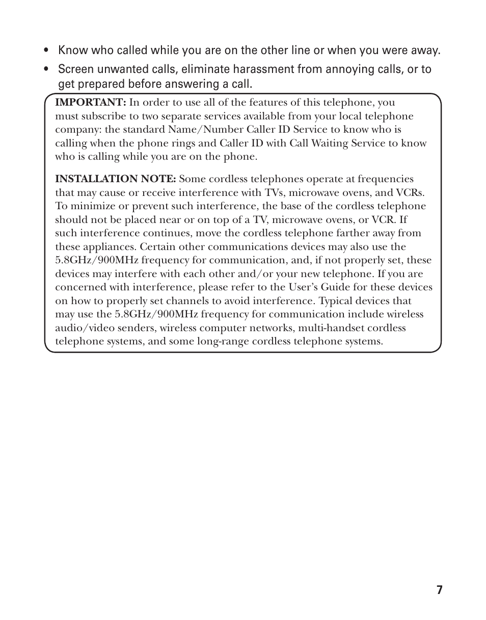 GE 25880 User Manual | Page 7 / 100