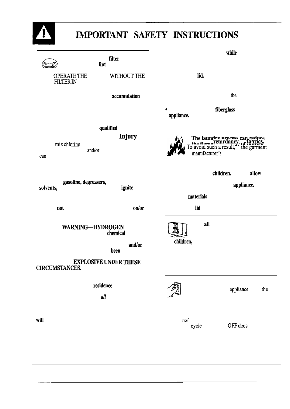 GE WSM2780R User Manual | Page 4 / 28