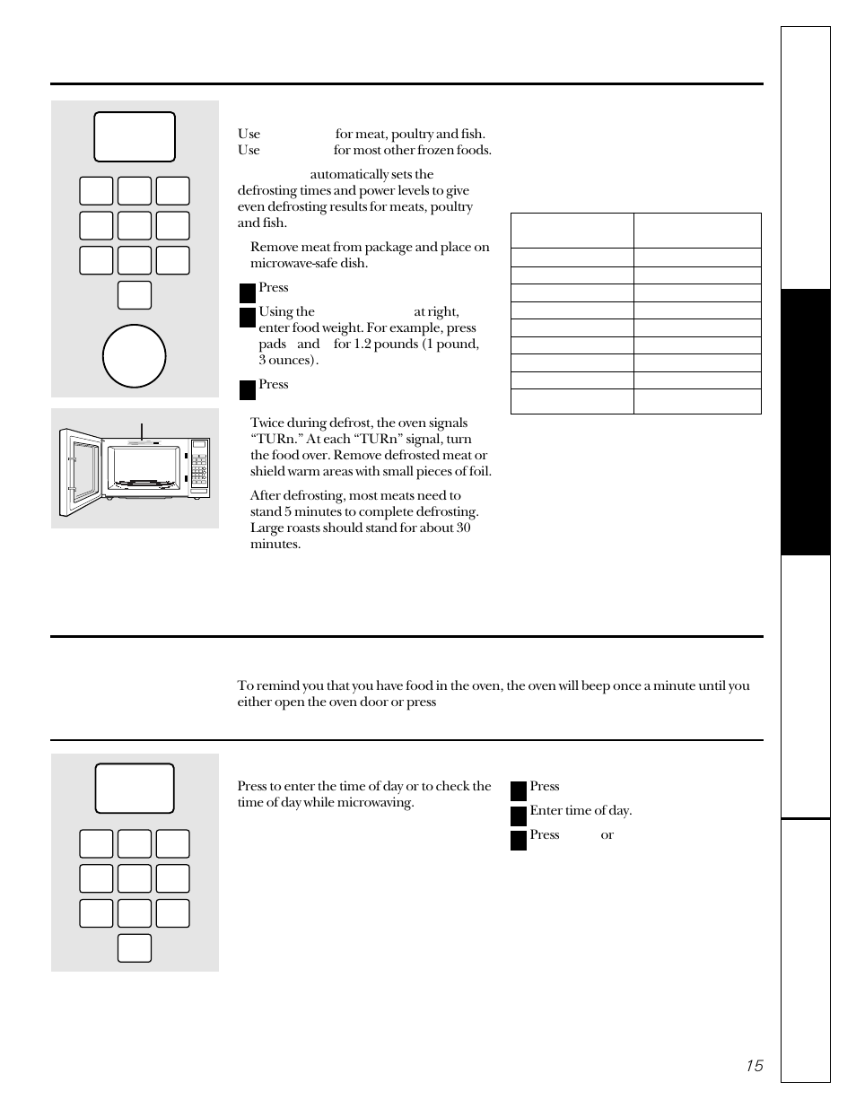 Other features, Other features –17, About the other features | GE JE1050 User Manual | Page 15 / 24