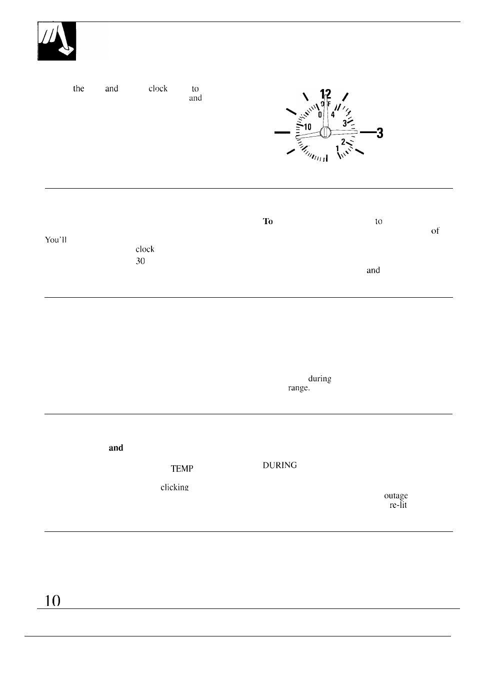Clock and timer, Using your oven | GE 164D2966P118 User Manual | Page 10 / 28