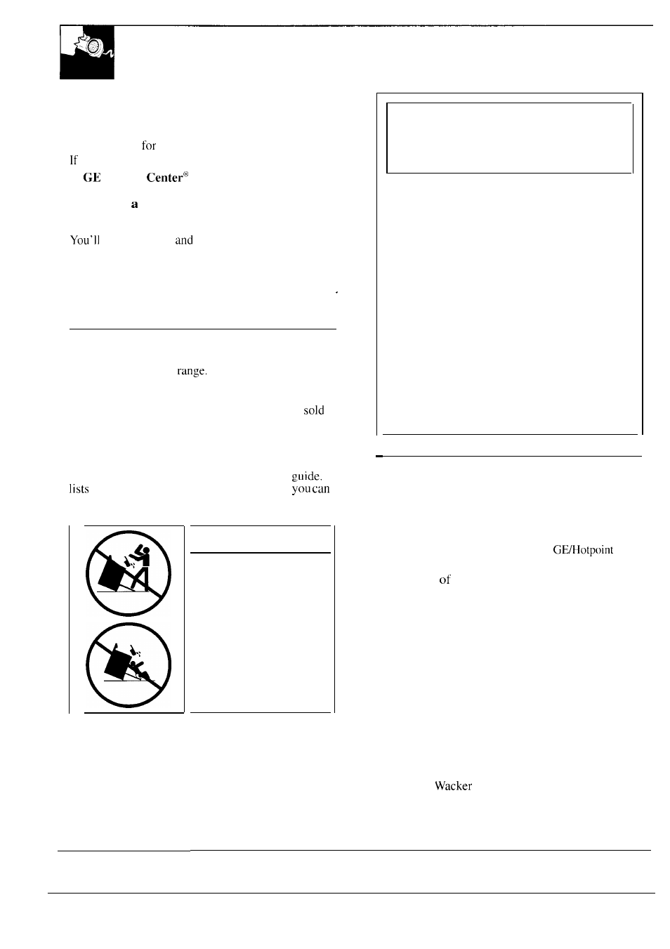 Help us help you, If you need service | GE 164D2966P118 User Manual | Page 2 / 28