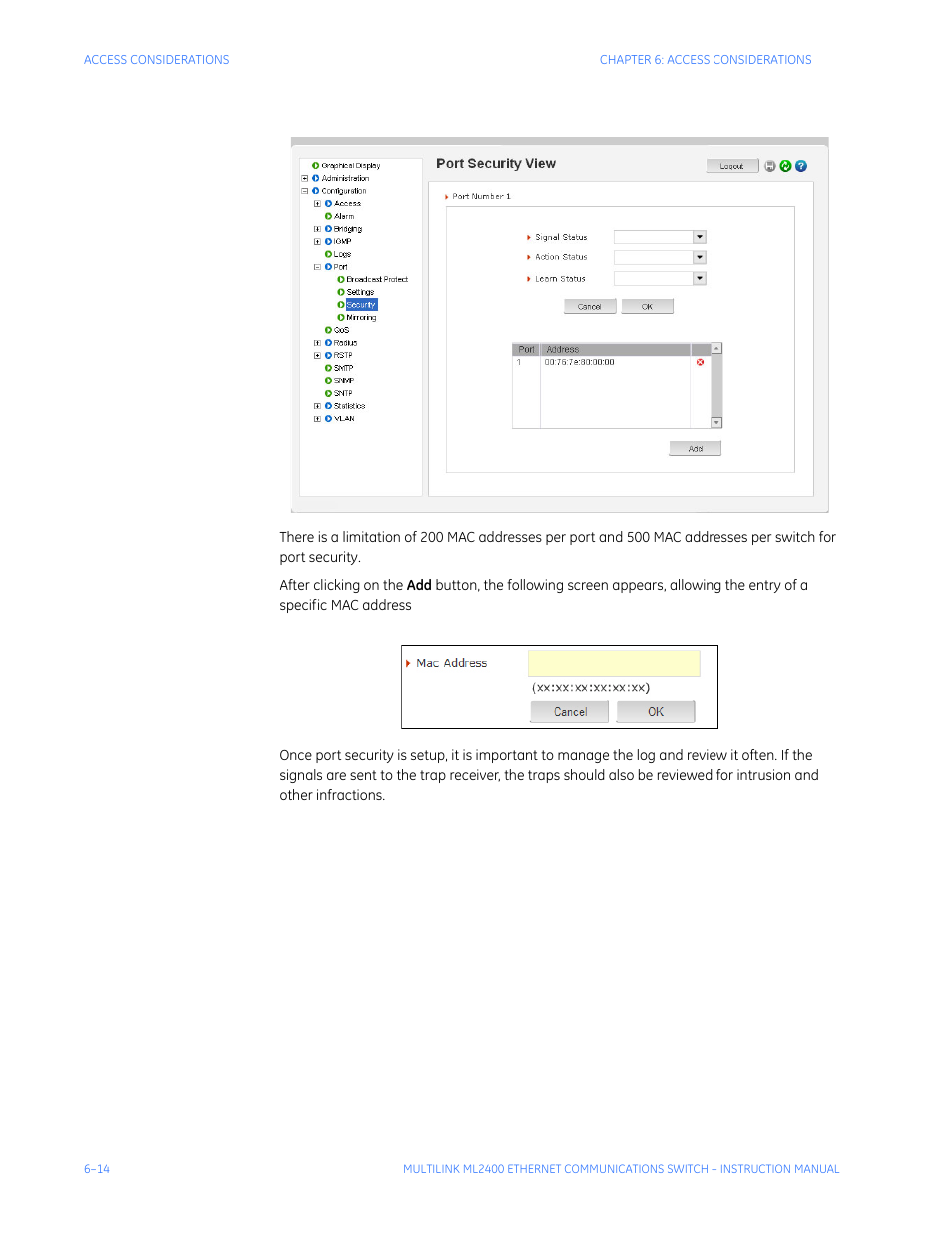 GE MULTILINK ML2400 User Manual | Page 120 / 346