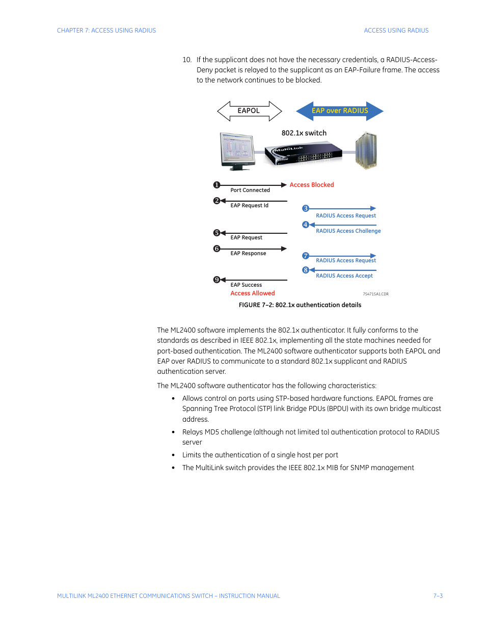 GE MULTILINK ML2400 User Manual | Page 127 / 346