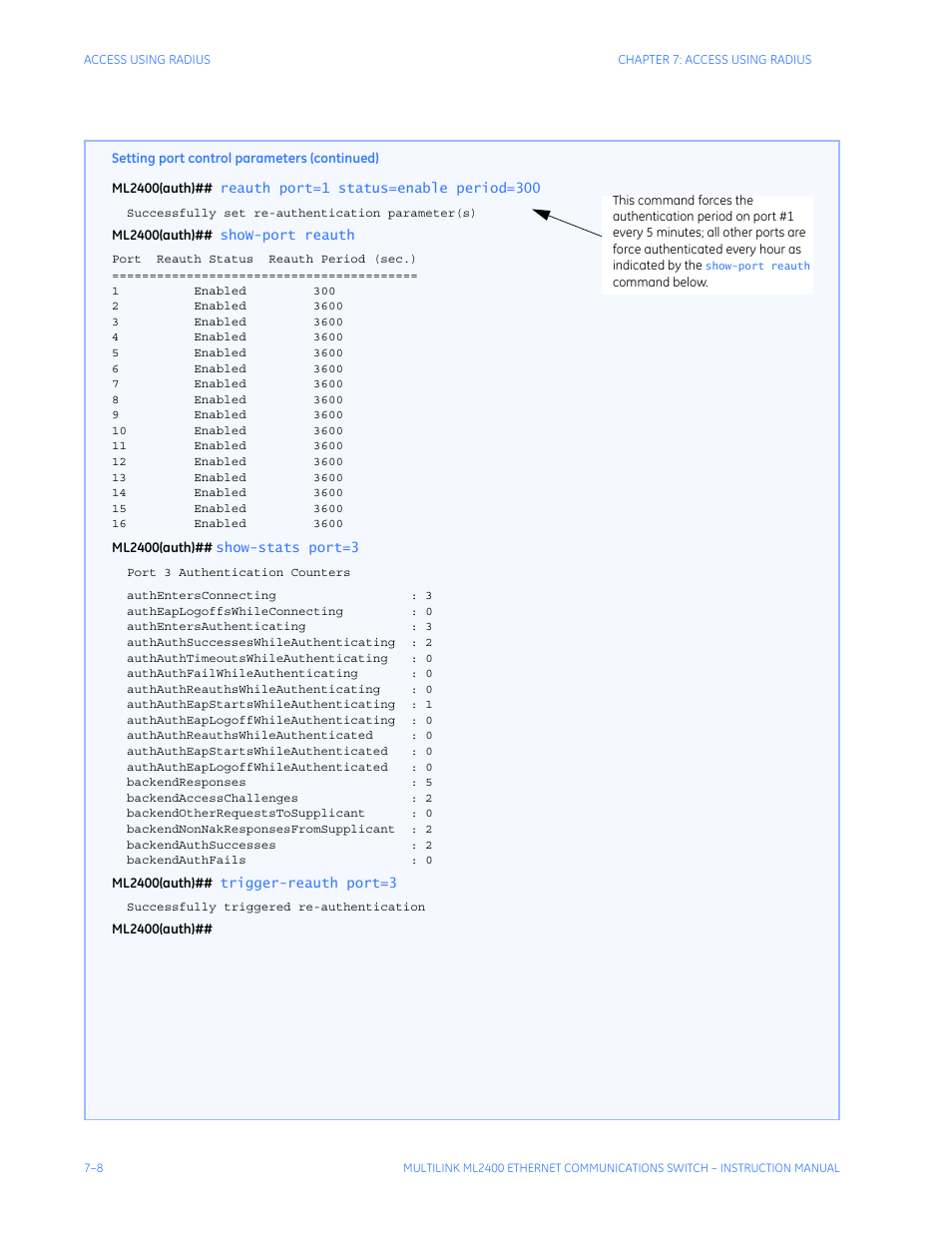 GE MULTILINK ML2400 User Manual | Page 132 / 346