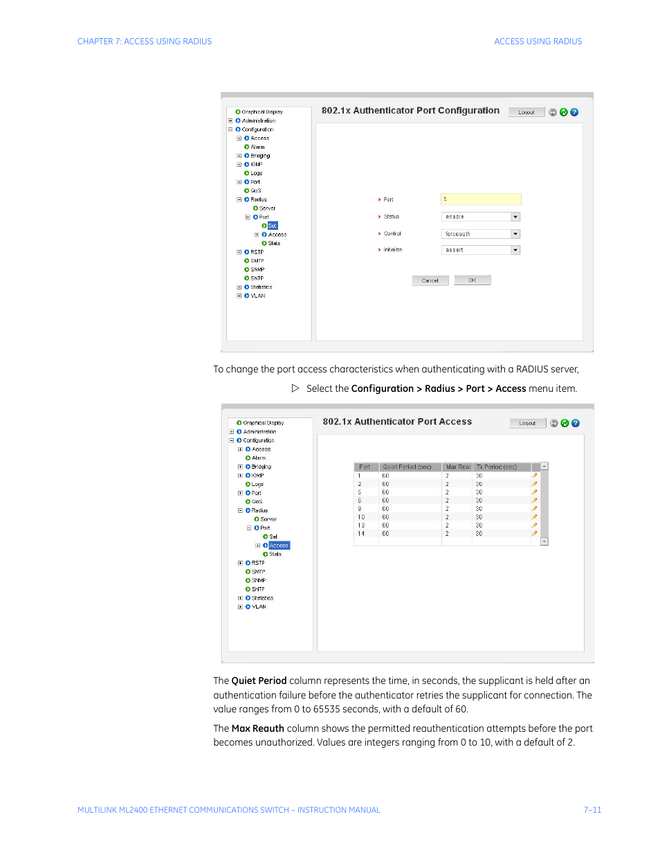 GE MULTILINK ML2400 User Manual | Page 135 / 346