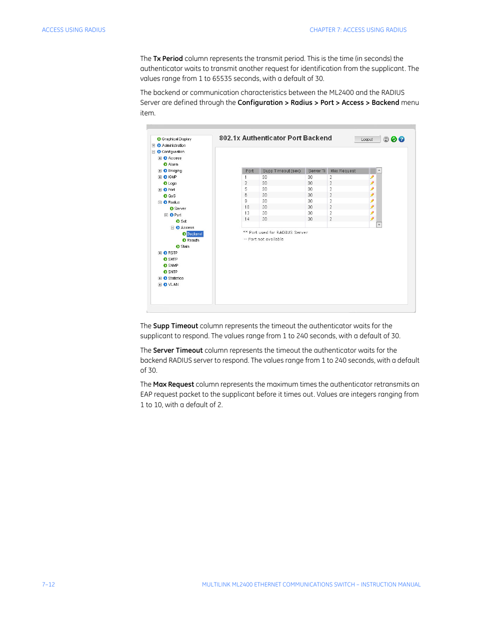 GE MULTILINK ML2400 User Manual | Page 136 / 346