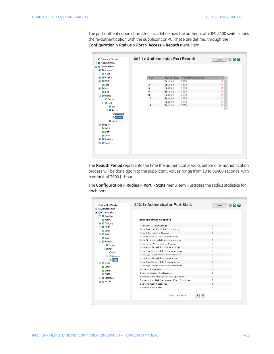 GE MULTILINK ML2400 User Manual | Page 137 / 346