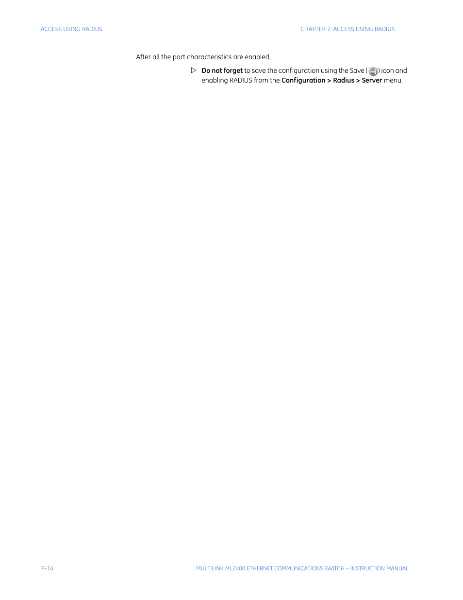 GE MULTILINK ML2400 User Manual | Page 138 / 346
