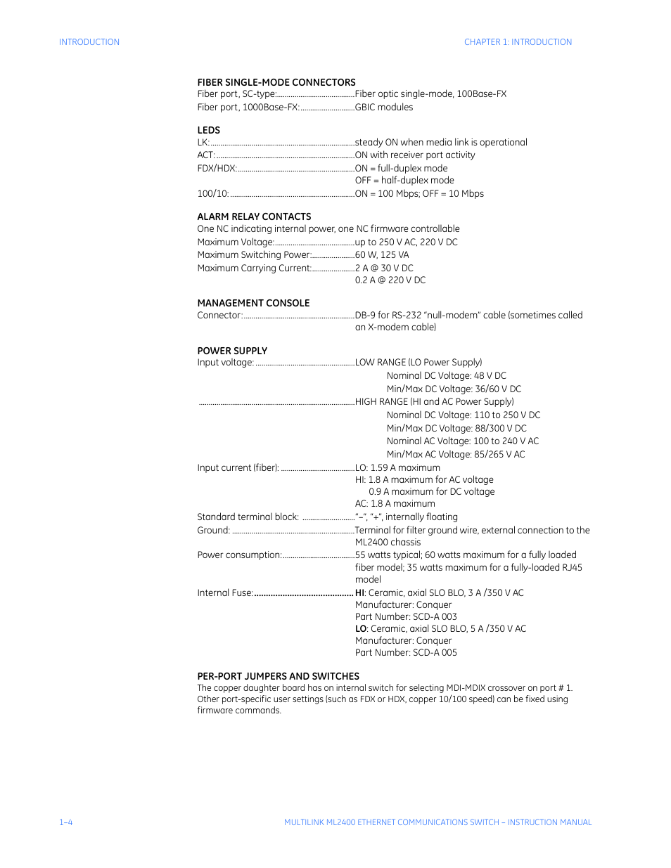 GE MULTILINK ML2400 User Manual | Page 14 / 346