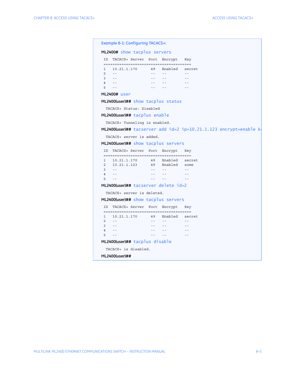 GE MULTILINK ML2400 User Manual | Page 143 / 346