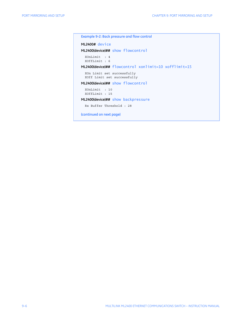GE MULTILINK ML2400 User Manual | Page 152 / 346