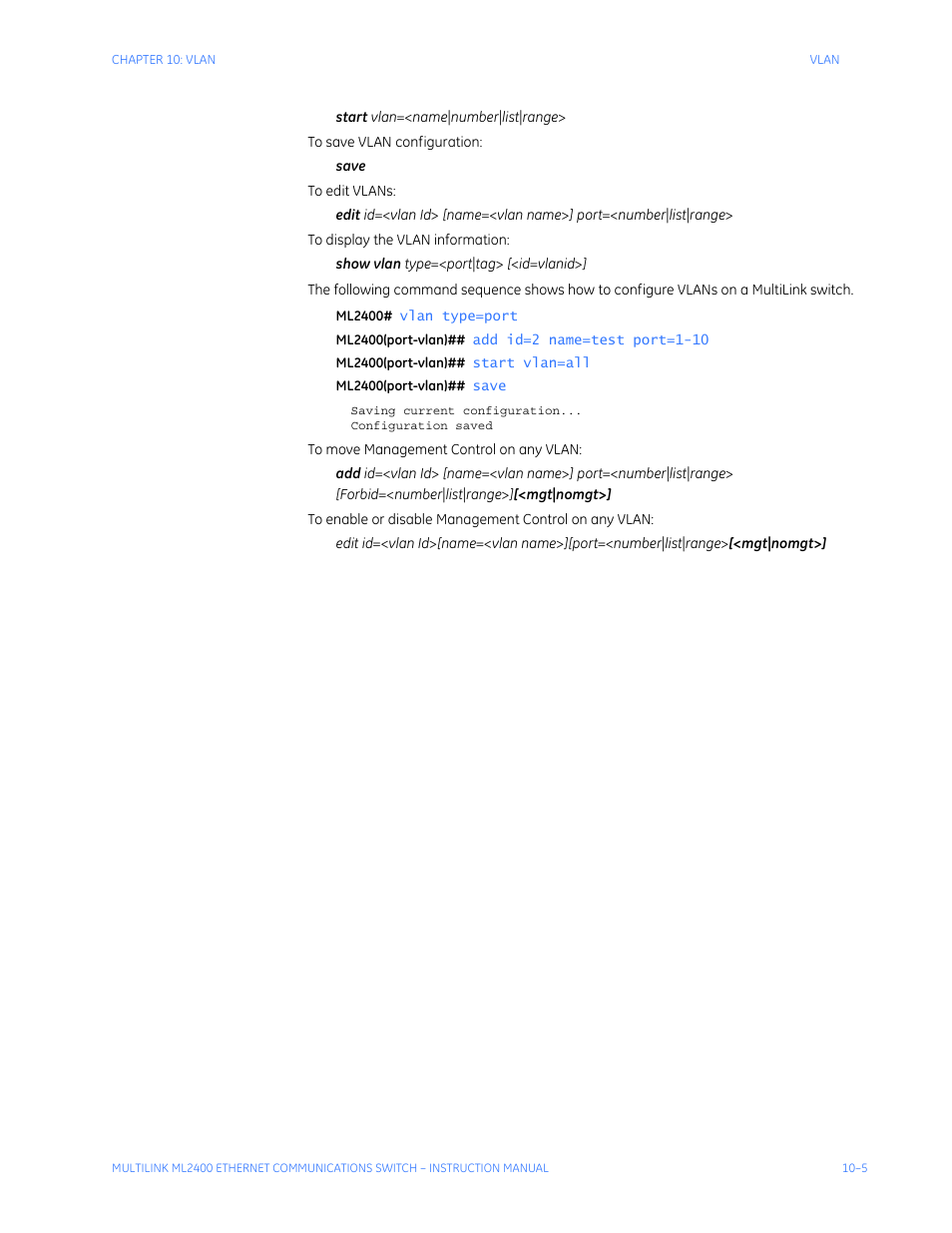 GE MULTILINK ML2400 User Manual | Page 169 / 346