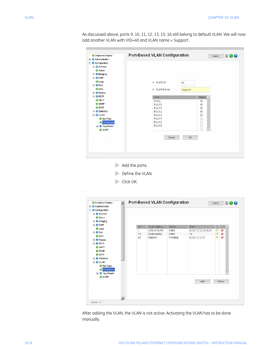 GE MULTILINK ML2400 User Manual | Page 172 / 346