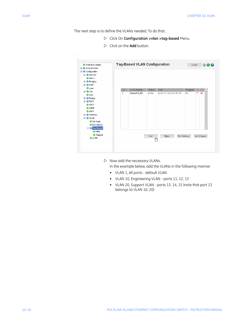 GE MULTILINK ML2400 User Manual | Page 182 / 346