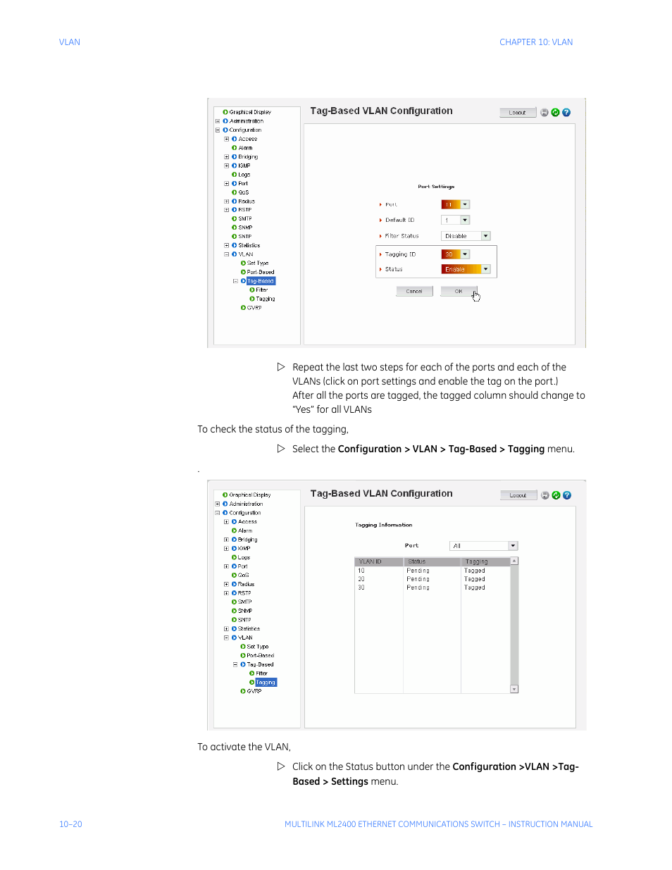 GE MULTILINK ML2400 User Manual | Page 184 / 346