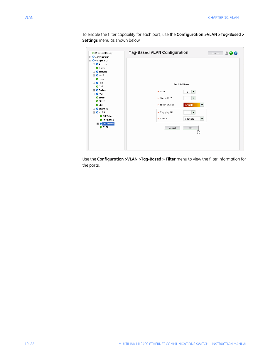 GE MULTILINK ML2400 User Manual | Page 186 / 346