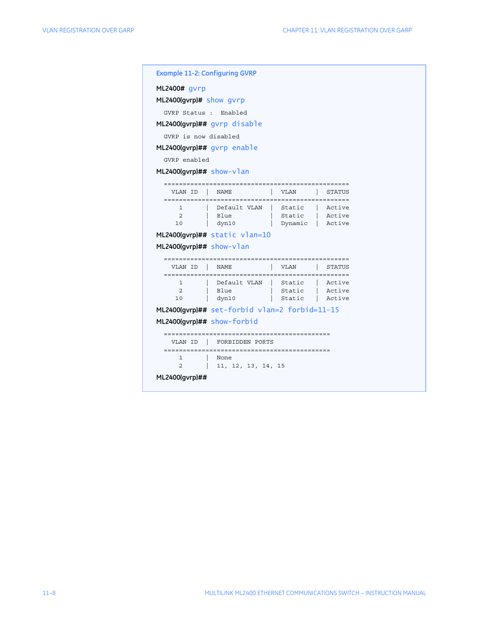GE MULTILINK ML2400 User Manual | Page 194 / 346