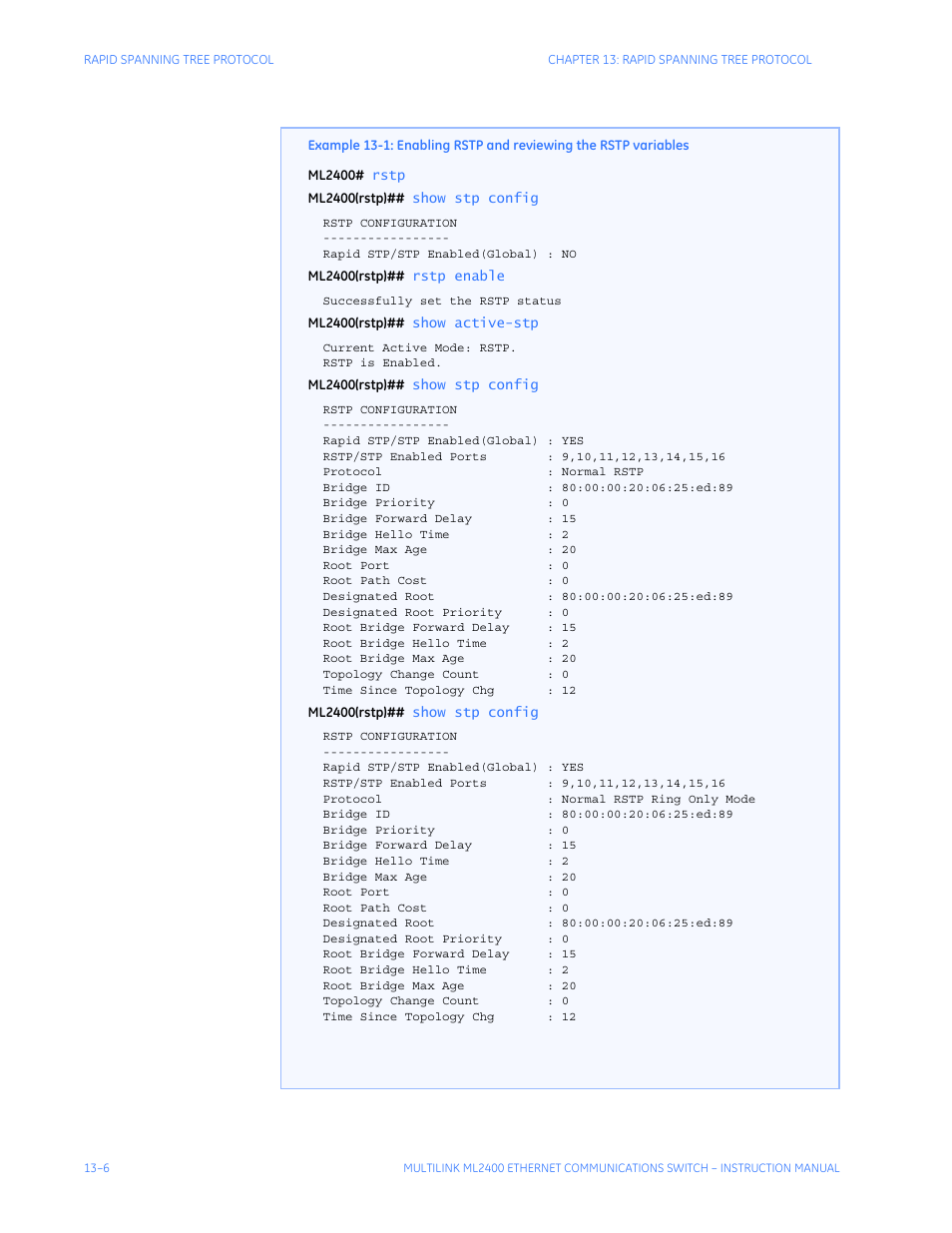 GE MULTILINK ML2400 User Manual | Page 214 / 346