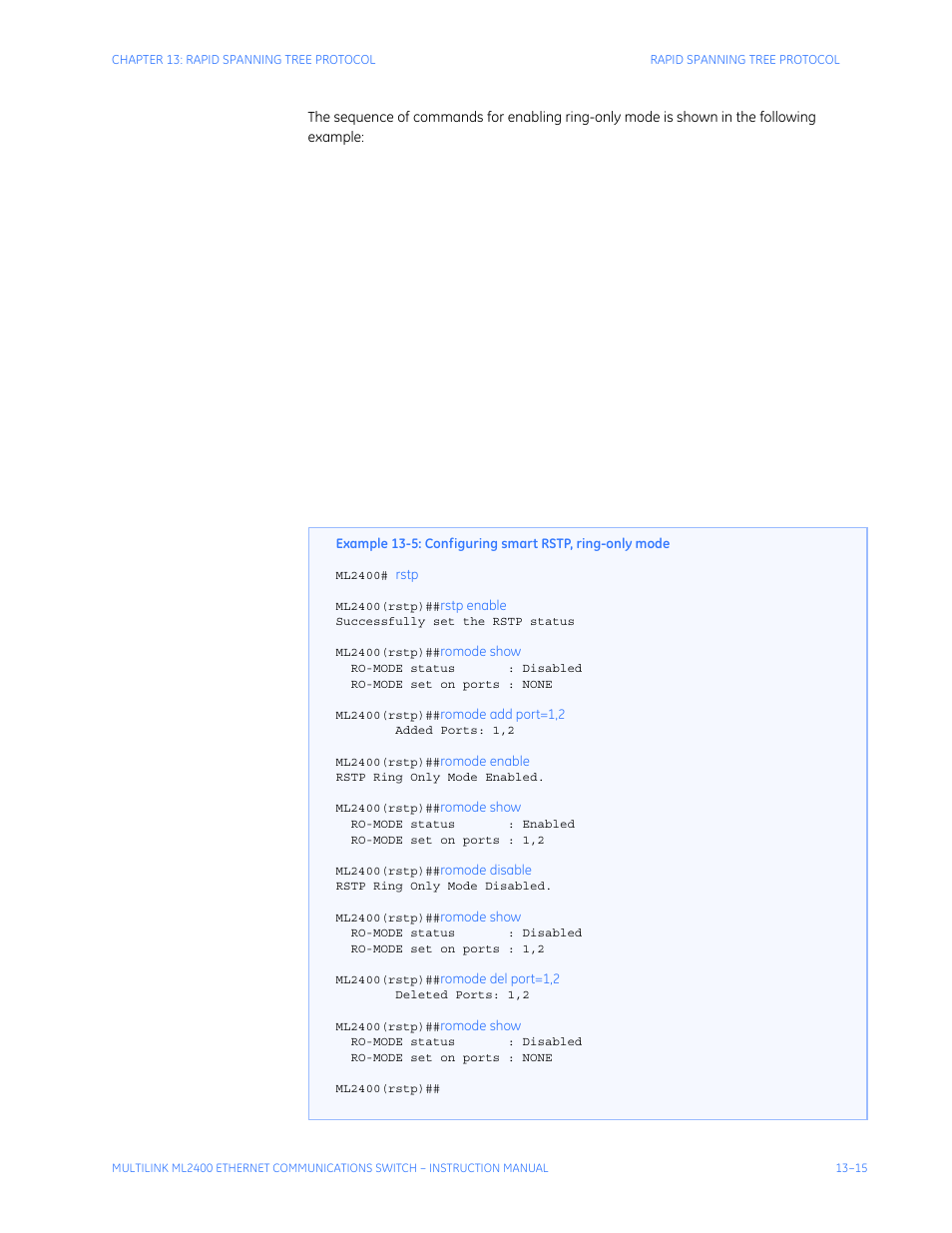GE MULTILINK ML2400 User Manual | Page 223 / 346