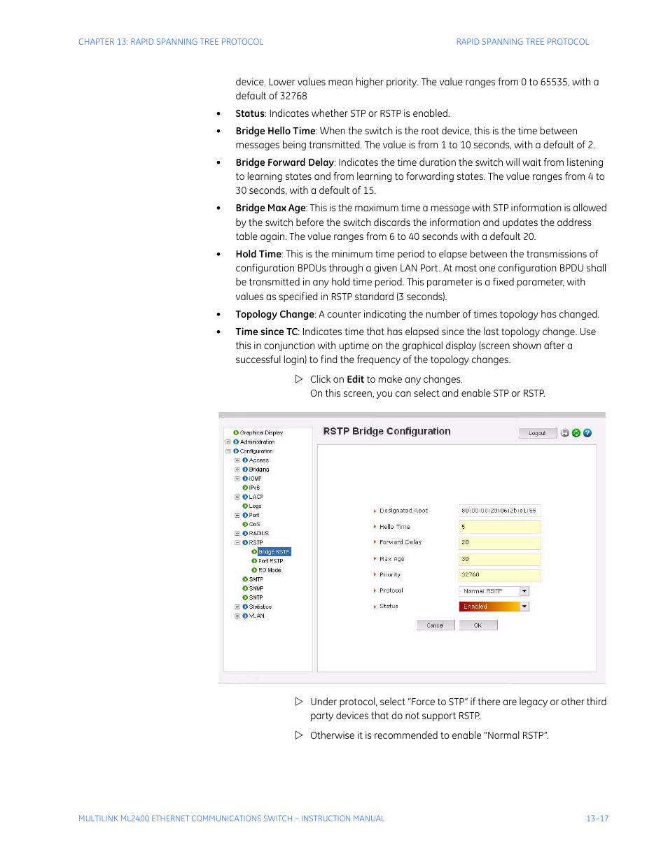 GE MULTILINK ML2400 User Manual | Page 225 / 346