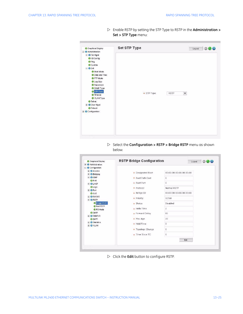 GE MULTILINK ML2400 User Manual | Page 233 / 346