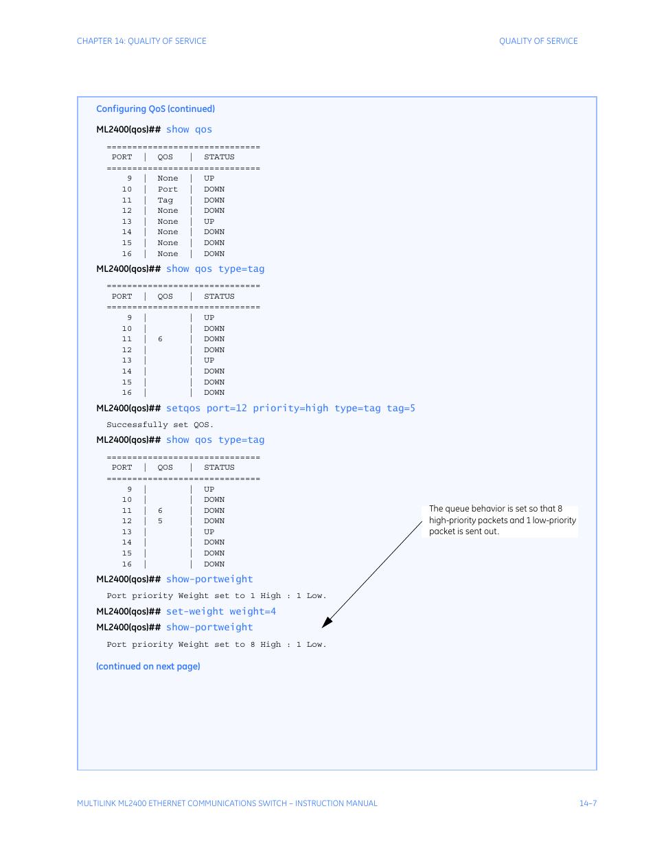GE MULTILINK ML2400 User Manual | Page 241 / 346