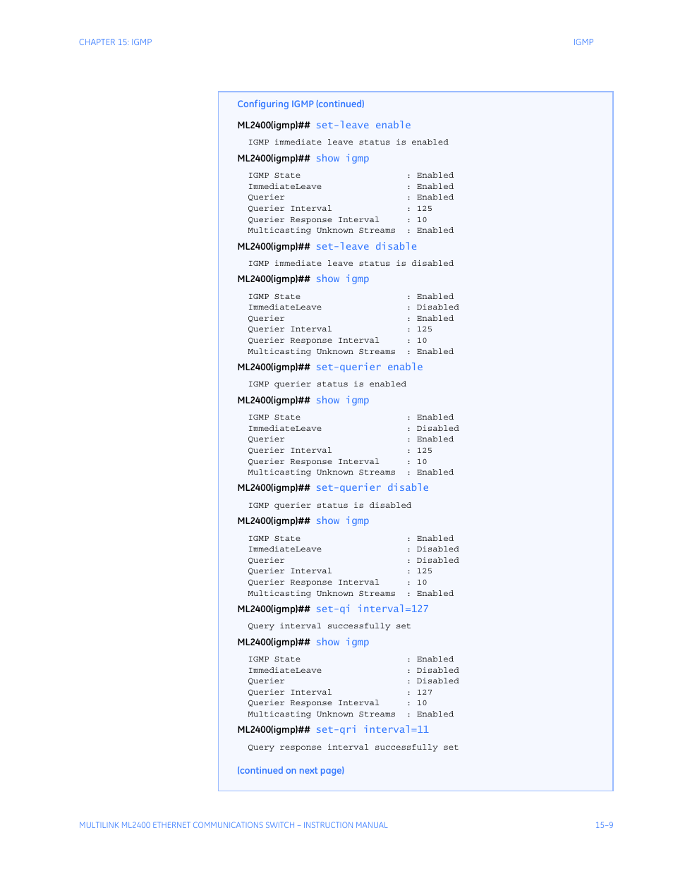 GE MULTILINK ML2400 User Manual | Page 255 / 346