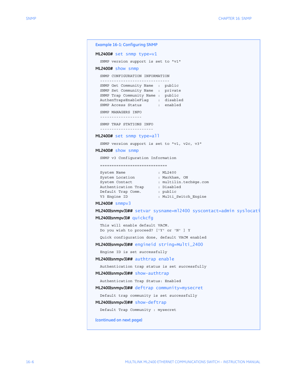 GE MULTILINK ML2400 User Manual | Page 264 / 346