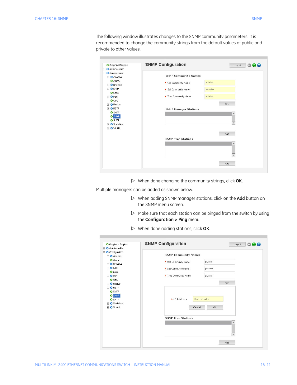 GE MULTILINK ML2400 User Manual | Page 269 / 346