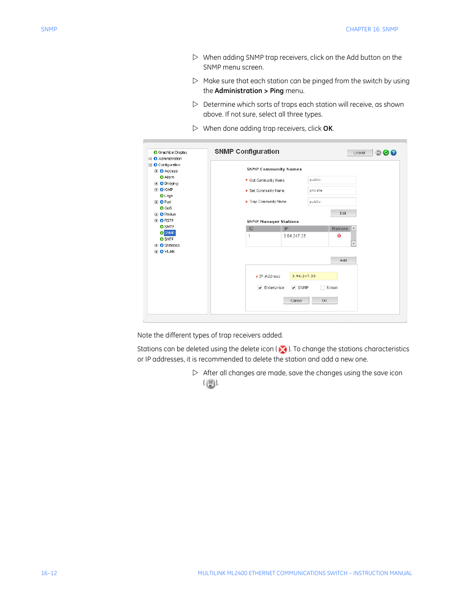 GE MULTILINK ML2400 User Manual | Page 270 / 346