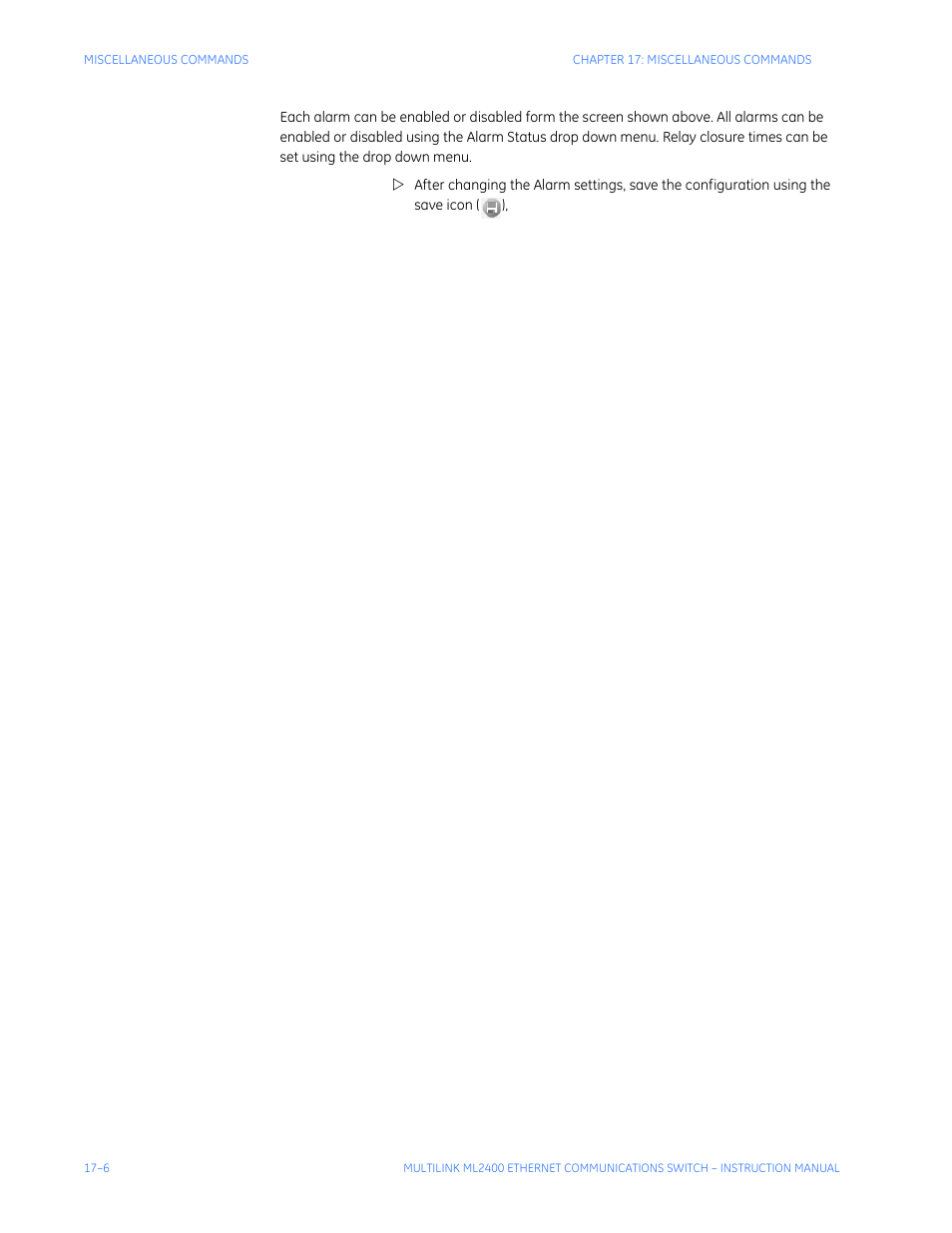 GE MULTILINK ML2400 User Manual | Page 278 / 346