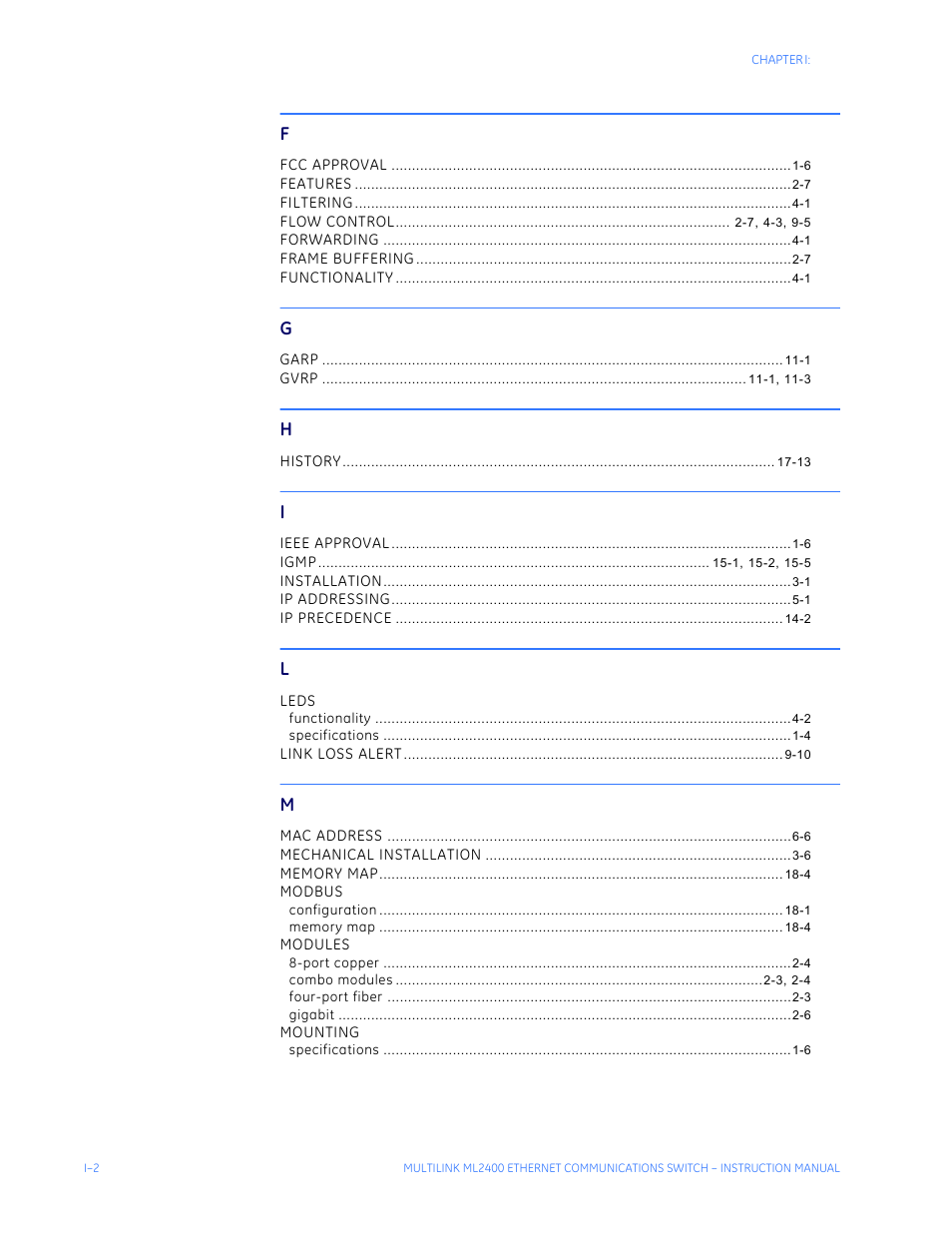 GE MULTILINK ML2400 User Manual | Page 344 / 346