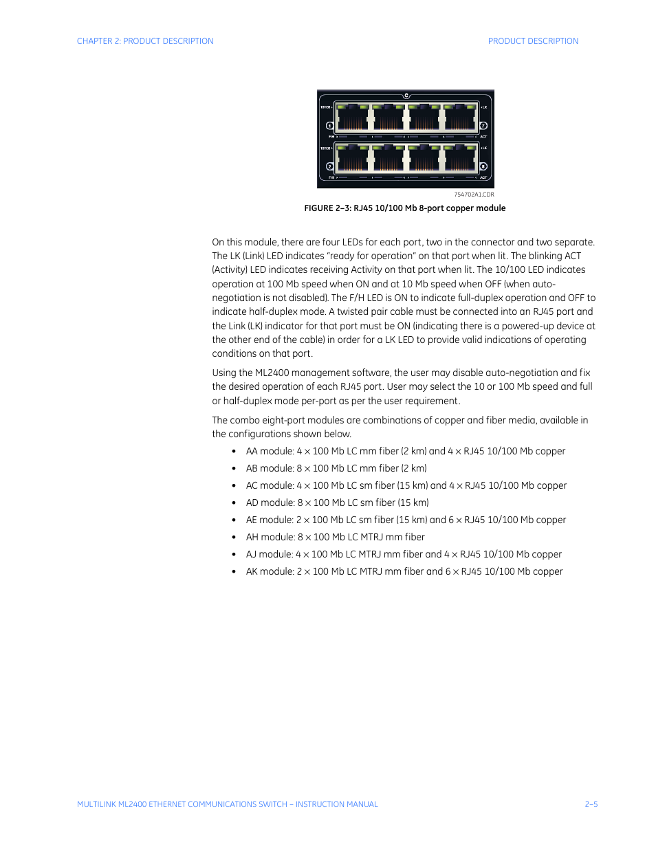 GE MULTILINK ML2400 User Manual | Page 45 / 346