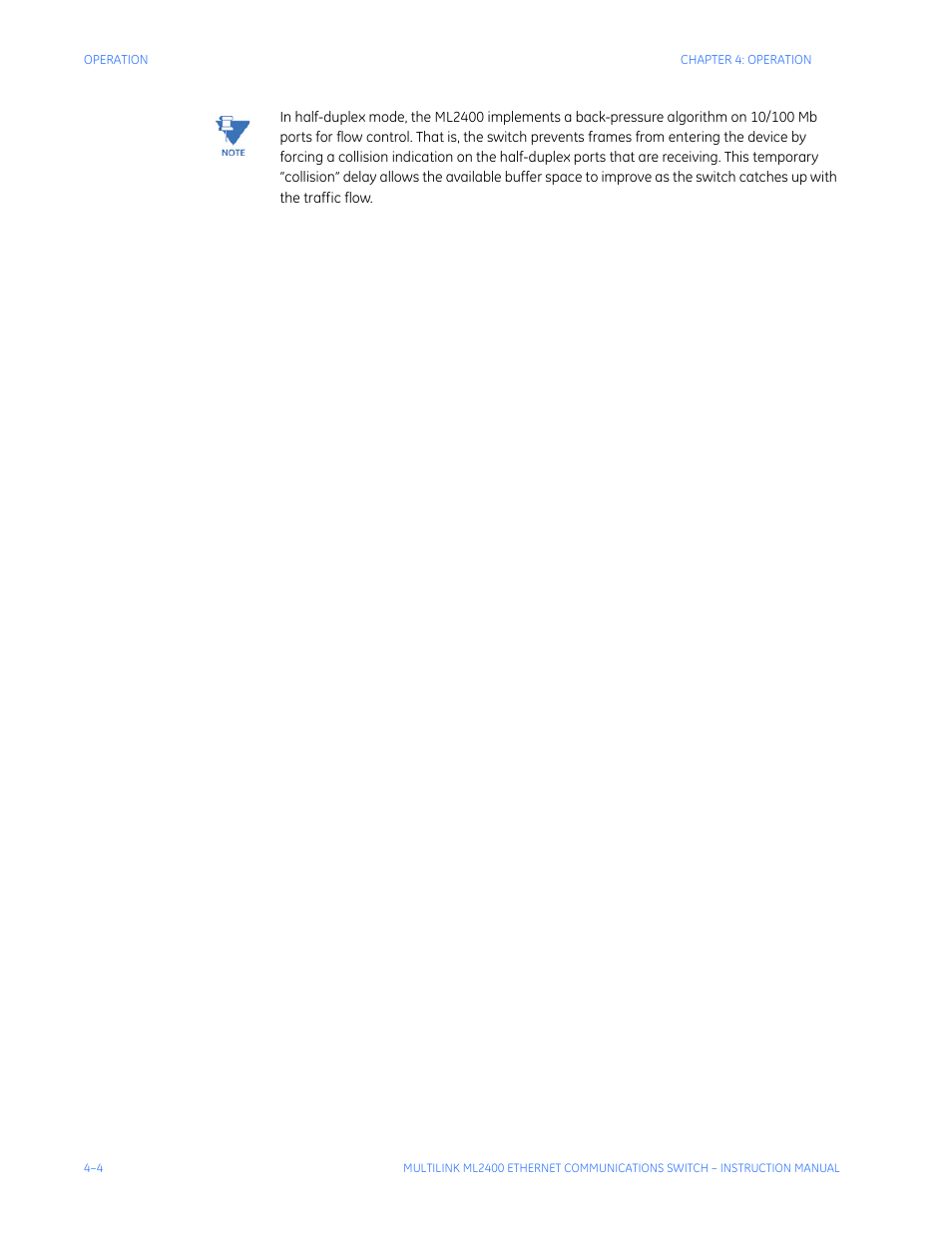 GE MULTILINK ML2400 User Manual | Page 68 / 346