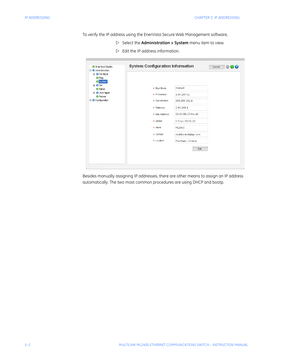 GE MULTILINK ML2400 User Manual | Page 74 / 346