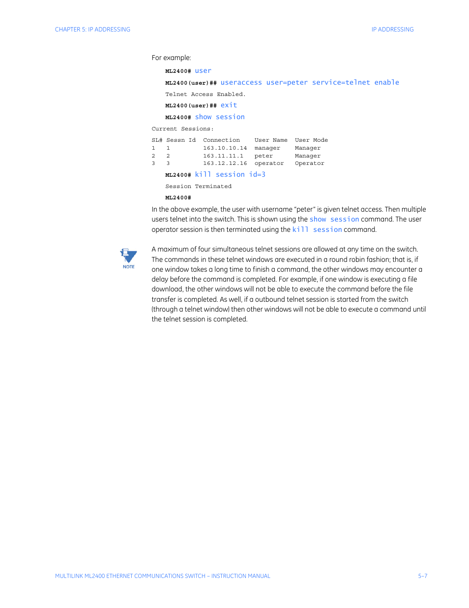 GE MULTILINK ML2400 User Manual | Page 79 / 346