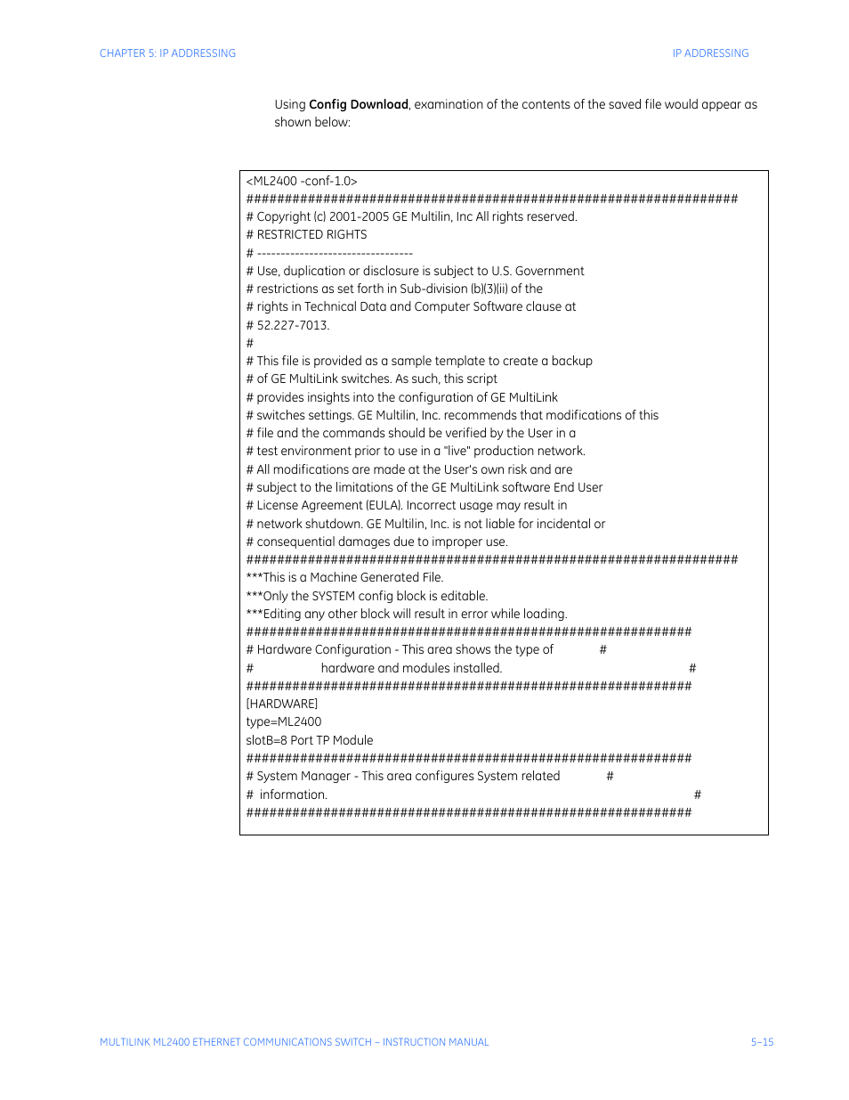 GE MULTILINK ML2400 User Manual | Page 87 / 346