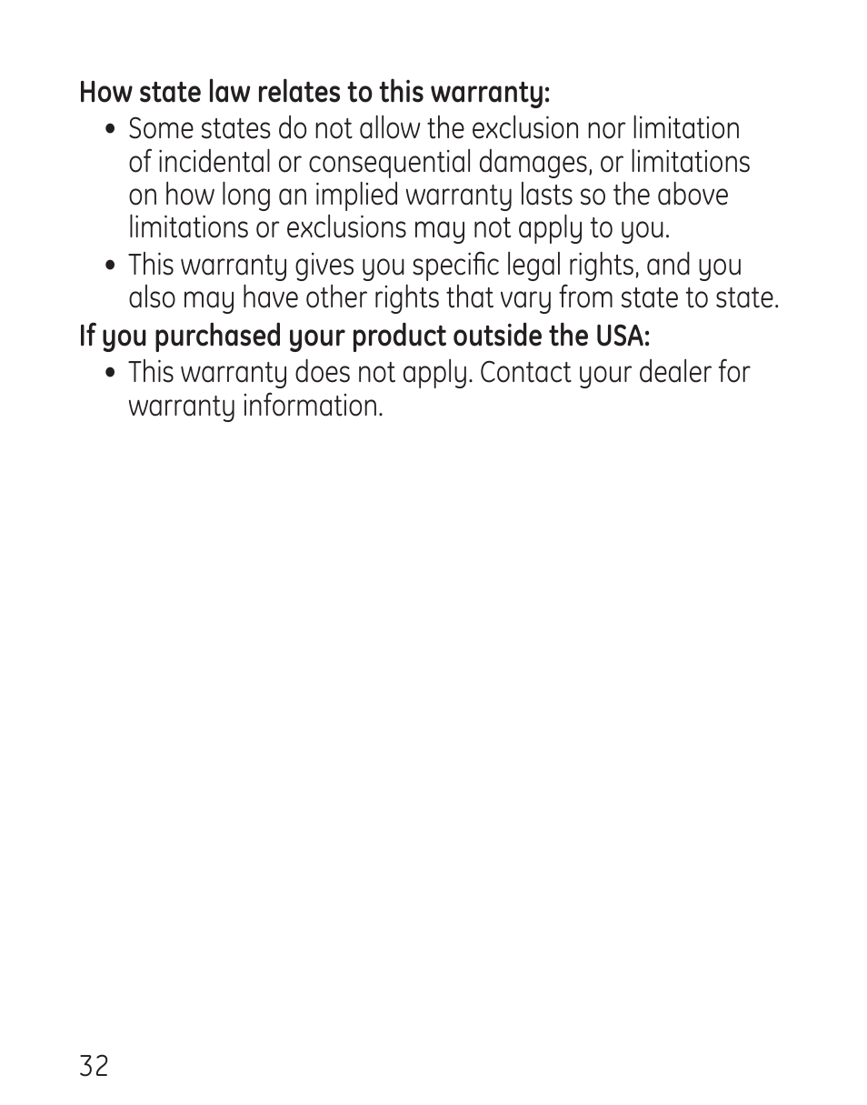 GE 958 User Manual | Page 32 / 72