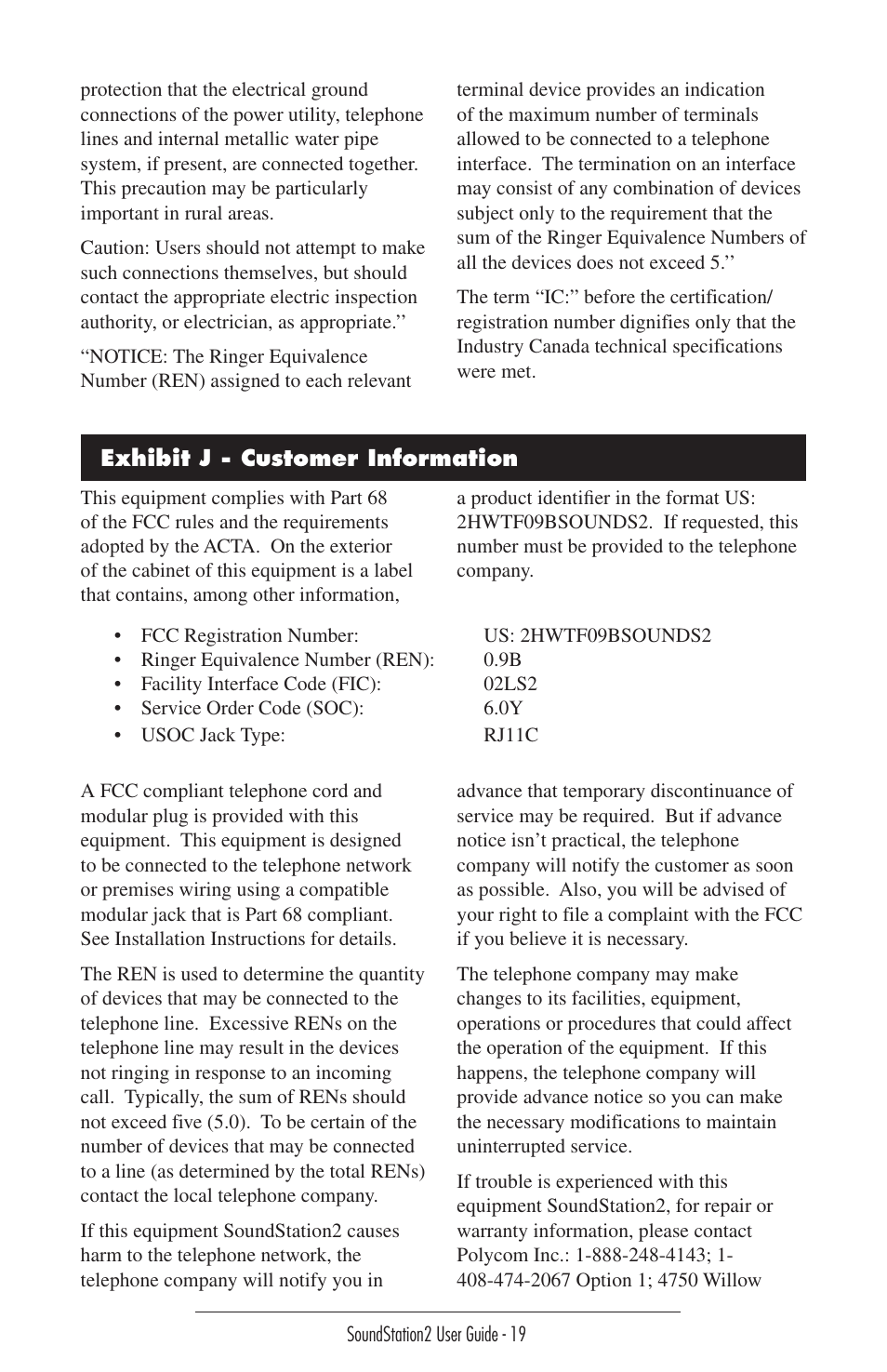 GE SoundStation2 User Manual | Page 19 / 22