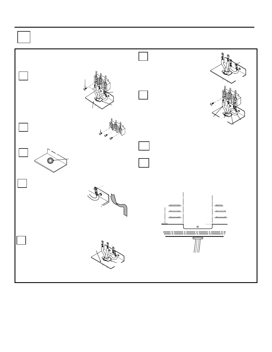 Installation instructions, Electrical connections | GE 229C4053P447-3 1 User Manual | Page 6 / 12