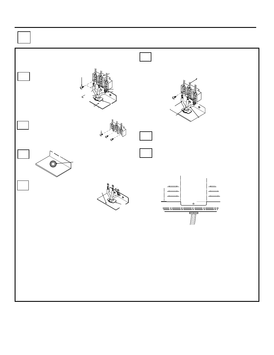 Installation instructions, Electrical connections | GE 229C4053P447-3 1 User Manual | Page 7 / 12