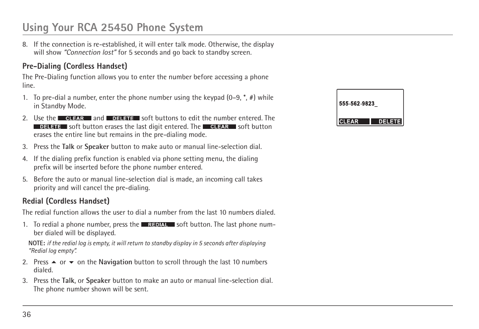 GE 25450 User Manual | Page 36 / 124
