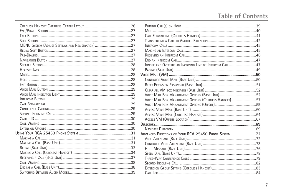 GE 25450 User Manual | Page 7 / 124