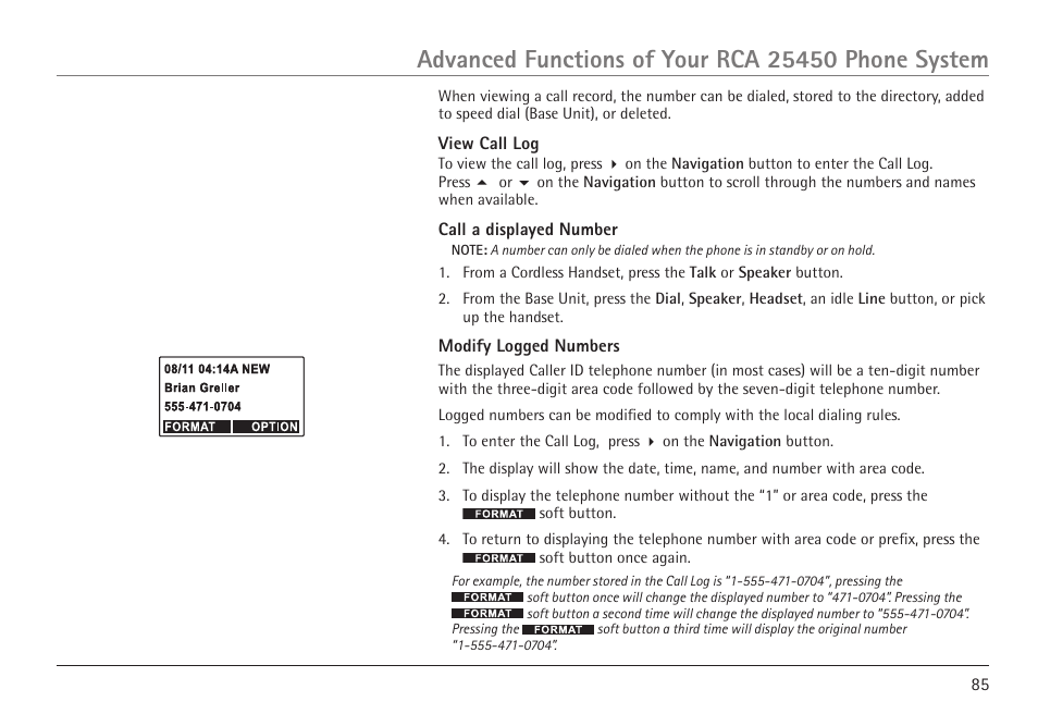 GE 25450 User Manual | Page 85 / 124