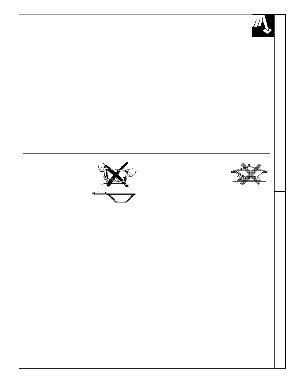 Cookware tips, Cookware tips , 12, 11 surface cookware tips | Surface contr ols surface cookwar e t ips | GE 49-8726 User Manual | Page 11 / 44