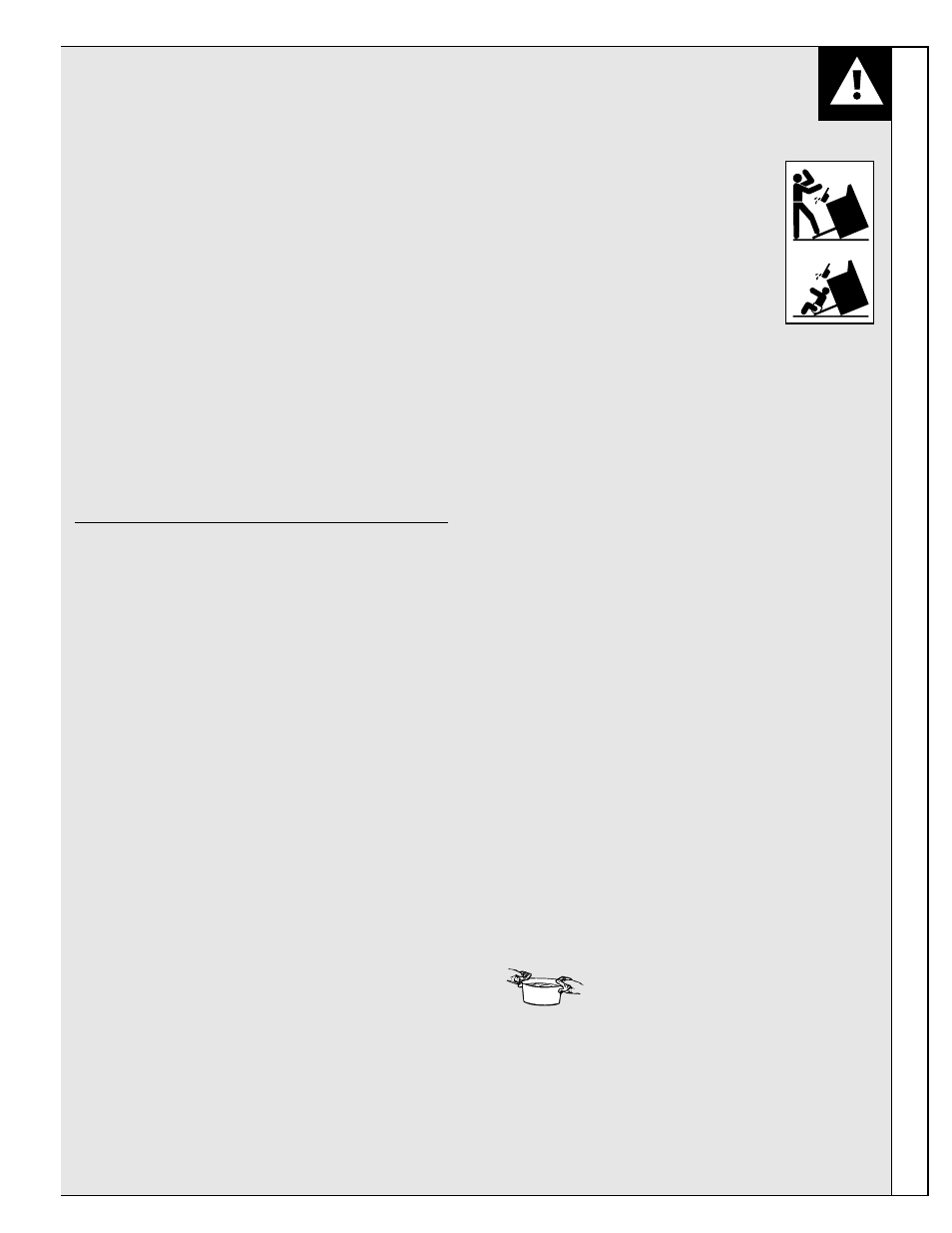 Safety instructions, Anti-tip device, Warning | Important safety instructions, Read all instructions before using this appliance | GE 49-8726 User Manual | Page 3 / 44