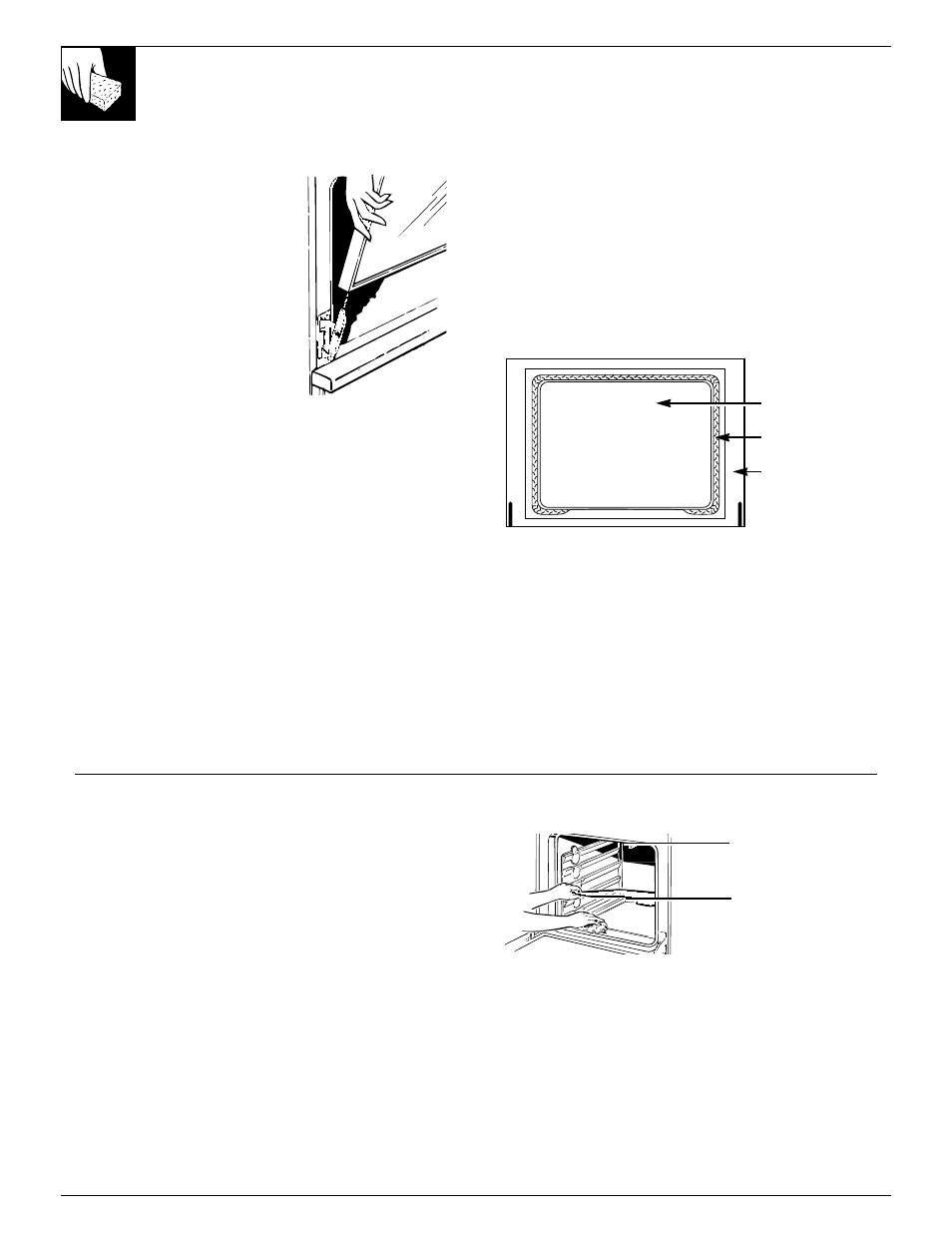 Lift-off door, 32 care and cleaning | GE 49-8726 User Manual | Page 32 / 44