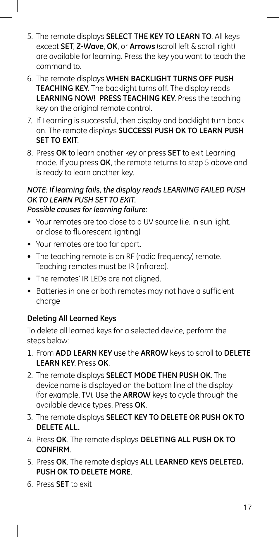 GE 45608 User Manual | Page 17 / 54