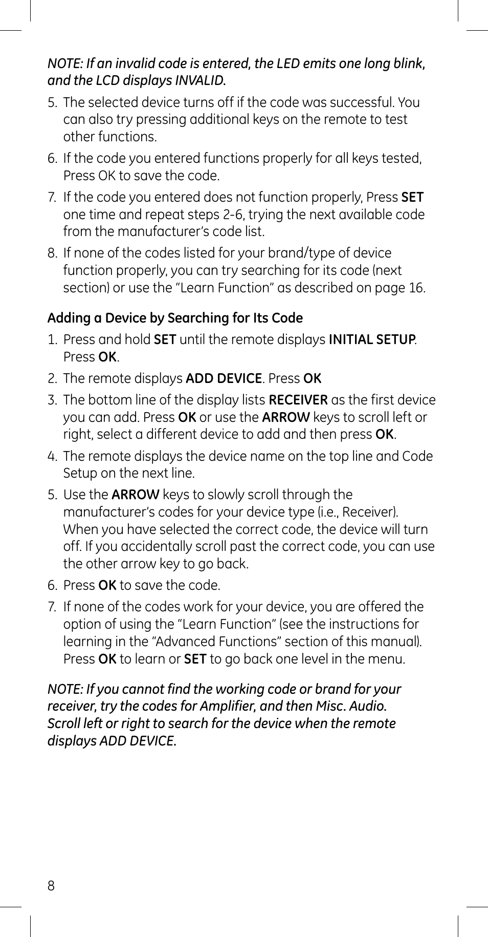 GE 45608 User Manual | Page 8 / 54